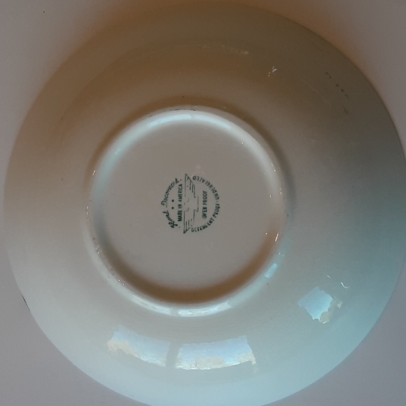Marcrest NORDIC MINT 5-pc Lot Fruit Bowls Serving Bowls Creamer MCM Aqua Peach